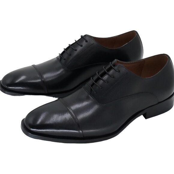 Vintage Foundry Co Men\'s Pence Cap Toe Dress Oxfords Black US 9 M main image 4